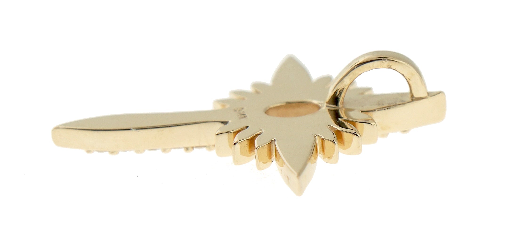 Platinum 14k Yellow Rose White Gold Genuine Opal Diamond Nativity Cross Pendant Charm Necklace