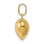 Cargar imagen en el visor de la galería, 14k Yellow Gold Puffed Heart 3D Small Pendant Charm
