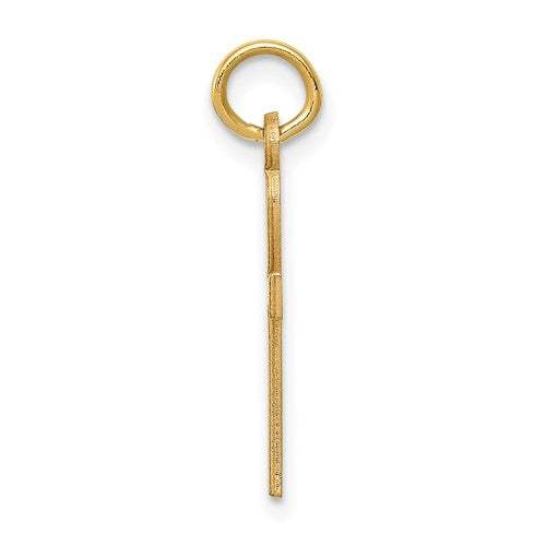 14k Yellow Gold Ankh Cross Pendant Charm