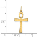 Carregar imagem no visualizador da galeria, 14k Yellow Gold Ankh Cross Pendant Charm
