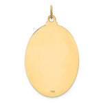 Φόρτωση εικόνας στο εργαλείο προβολής Συλλογής, 14k Yellow Gold Saint Christopher Oval Medallion Pendant Charm
