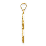 Charger l&#39;image dans la galerie, 14k Yellow Gold Star of David Textured Pendant Charm

