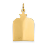 Lade das Bild in den Galerie-Viewer, 14K Yellow Gold Ten Commandments Star of David Torah Pendant Charm
