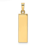 Ladda upp bild till gallerivisning, 14k Gold Two Tone Mezuzah Star of David Torah Pendant Charm
