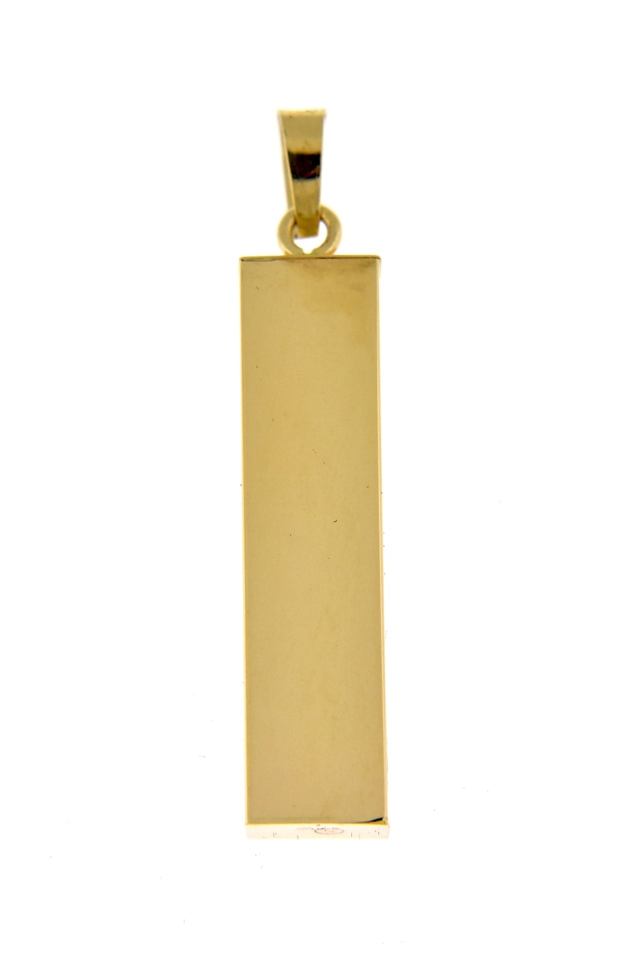 14k Gold Two Tone Mezuzah Star of David Torah Pendant Charm