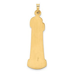 Load image into Gallery viewer, 14k Gold Two Tone Mezuzah Star of David Pendant Charm
