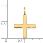 Kép betöltése a galériamegjelenítőbe: 14k Yellow Gold Greek Cross Pendant Charm
