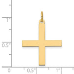 Load image into Gallery viewer, 14k Yellow Gold Greek Cross Pendant Charm
