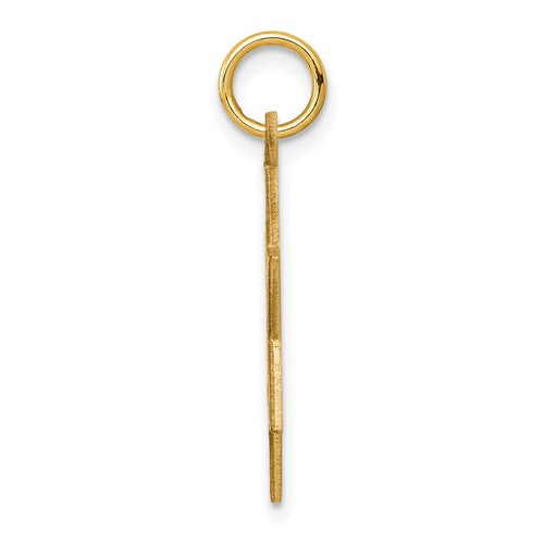 14k Yellow Gold Star of David Pendant Charm