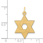 Lade das Bild in den Galerie-Viewer, 14k Yellow Gold Star of David Pendant Charm
