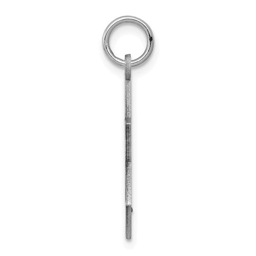 14k White Gold Star of David Pendant Charm