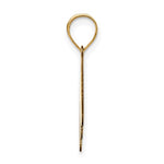 Ladda upp bild till gallerivisning, 14K Yellow Gold Uppercase Initial Letter M Block Alphabet Pendant Charm
