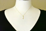 Ladda upp bild till gallerivisning, 14K Yellow Gold Lowercase Initial Letter J Script Cursive Alphabet Pendant Charm
