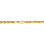 Загрузить изображение в средство просмотра галереи, 14k Yellow Gold 5mm Rope Bracelet Anklet Choker Necklace Pendant Chain
