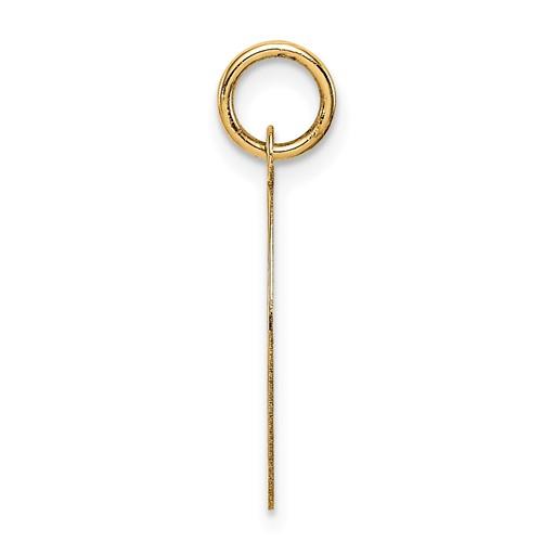 14k Yellow Gold Mizpah Coin 2 Piece Break Apart Pendant Charm