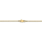 Lade das Bild in den Galerie-Viewer, 14K Yellow Gold 0.90mm Box Bracelet Anklet Necklace Choker Pendant Chain Lobster Clasp
