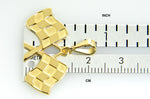 Load image into Gallery viewer, 14k Yellow Gold Racing Flags Checkered Pendant Charm - [cklinternational]
