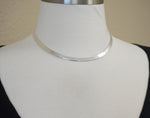 Lade das Bild in den Galerie-Viewer, Sterling Silver 5.25mm Herringbone Bracelet Anklet Choker Necklace Pendant Chain
