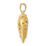 Charger l&#39;image dans la galerie, 14k Yellow Gold Puffy Filigree Heart Cage 3D Pendant Charm
