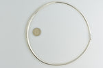 Lataa kuva Galleria-katseluun, Sterling Silver Gold Plated Reversible Cubetto Omega Choker Necklace Pendant Chain

