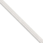 Cargar imagen en el visor de la galería, Sterling Silver 8mm Herringbone Bracelet Anklet Choker Necklace Pendant Chain
