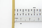 이미지를 갤러리 뷰어에 로드 , 14K Yellow Gold Silky Herringbone Bracelet Anklet Choker Necklace Pendant Chain 3mm
