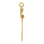 Carica l&#39;immagine nel visualizzatore di Gallery, 14K Yellow Gold Butterfly Charm Holder Hanger Connector Pendant
