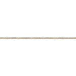 Carregar imagem no visualizador da galeria, 14K Yellow Gold 0.5mm Thin Curb Bracelet Anklet Choker Necklace Pendant Chain
