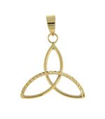 Afbeelding in Gallery-weergave laden, 14k Yellow Gold Celtic Knot 3D Pendant Charm
