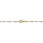 Cargar imagen en el visor de la galería, 14k Yellow Gold 1mm Singapore Twisted Bracelet Anklet Necklace Choker Pendant Chain
