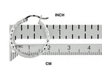 Φόρτωση εικόνας στο εργαλείο προβολής Συλλογής, Sterling Silver Diamond Cut Classic Round Hoop Earrings 20mm x 2mm
