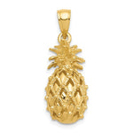 Kép betöltése a galériamegjelenítőbe: 14k Yellow Gold Pineapple 3D Cut Out Pendant Charm
