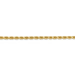 Indlæs billede til gallerivisning 14k Yellow Gold 3.25mm Diamond Cut Rope Bracelet Anklet Choker Necklace Pendant Chain
