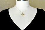 Afbeelding in Gallery-weergave laden, 10k Yellow Gold Cross Nail Pendant Charm

