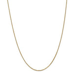 Charger l&#39;image dans la galerie, 14K Yellow Gold 1.30mm Box Bracelet Anklet Necklace Choker Pendant Chain
