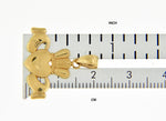 Carregar imagem no visualizador da galeria, 14k Yellow Gold Claddagh Crown Pendant Charm
