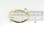 Indlæs billede til gallerivisning 14k Yellow Gold Classic Modern Oval Hoop Earrings
