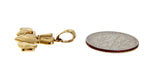 Φόρτωση εικόνας στο εργαλείο προβολής Συλλογής, 14k Yellow Gold Claddagh Crown Pendant Charm
