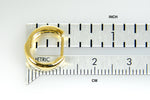 Φόρτωση εικόνας στο εργαλείο προβολής Συλλογής, 14k Yellow Gold Classic Round Polished Hinged Hoop Huggie Earrings
