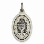 Φόρτωση εικόνας στο εργαλείο προβολής Συλλογής, Sterling Silver Blessed Virgin Mary Miraculous Medal Pendant Charm
