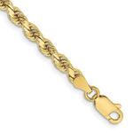Ladda upp bild till gallerivisning, 10k Yellow Gold 3.75mm Diamond Cut Rope Bracelet Anklet Choker Necklace Pendant Chain
