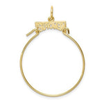 Load image into Gallery viewer, 10K Yellow Gold Memories Charm Holder Pendant
