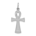 Afbeelding in Gallery-weergave laden, 14k White Gold Ankh Cross Pendant Charm
