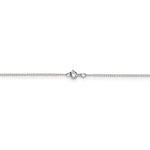 Cargar imagen en el visor de la galería, 14K White Gold 0.5mm Thin Curb Bracelet Anklet Choker Necklace Pendant Chain
