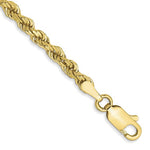 Lade das Bild in den Galerie-Viewer, 10k Yellow Gold 3mm Diamond Cut Rope Bracelet Anklet Choker Necklace Pendant Chain
