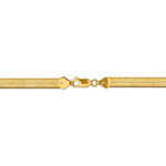 Kép betöltése a galériamegjelenítőbe: 14k Yellow Gold 6.5mm Silky Herringbone Bracelet Anklet Choker Necklace Pendant Chain
