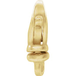Kép betöltése a galériamegjelenítőbe: 14K Yellow White Gold Fancy Swivel Lobster Clasp with Ring for Bracelet Anklet Choker Necklace Pendant Charm Connector

