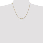 Carregar imagem no visualizador da galeria, 10K Yellow Gold 1.25mm Box Bracelet Anklet Choker Necklace Pendant Chain

