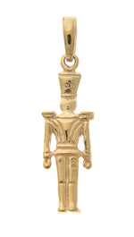 Load image into Gallery viewer, 14k Yellow Gold Toy Soldier 3D Pendant Charm - [cklinternational]
