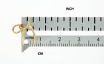 Afbeelding in Gallery-weergave laden, 14k Yellow Gold Wishbone Pendant Charm
